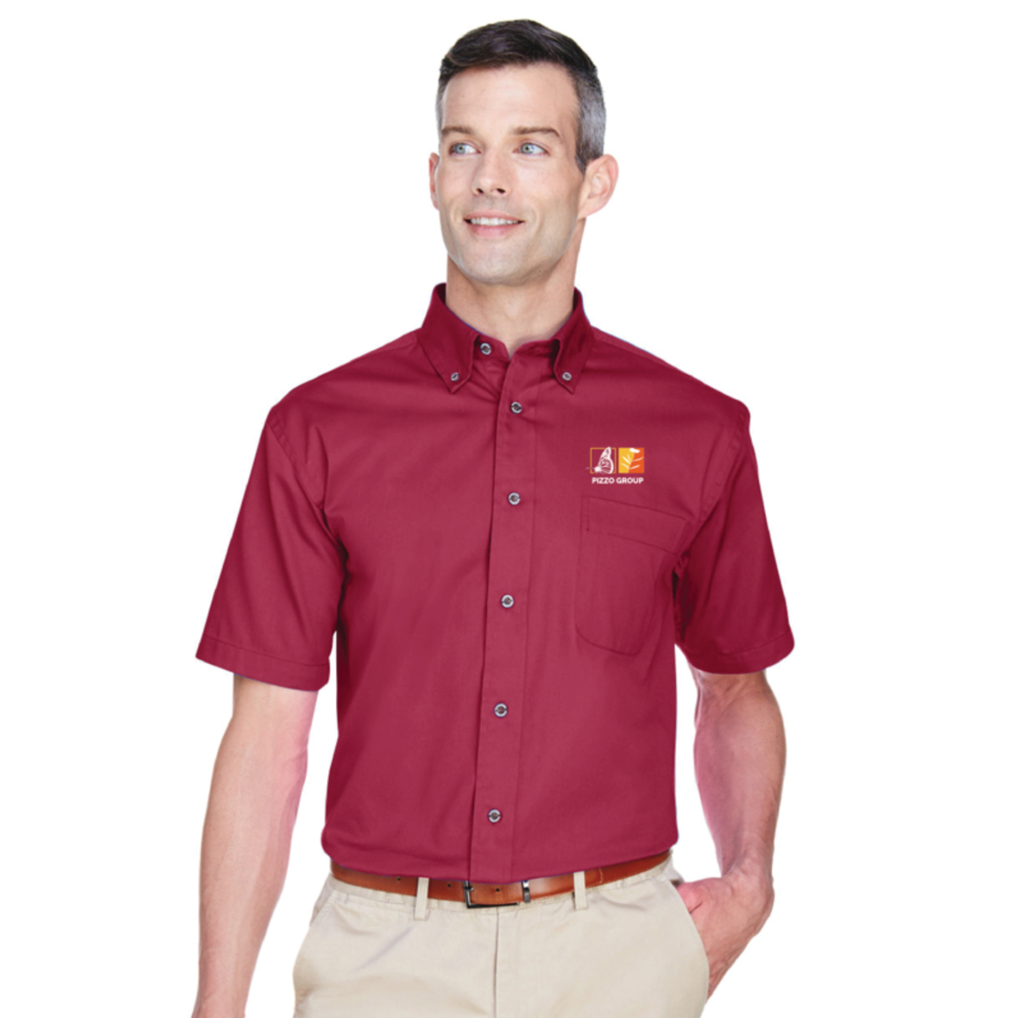 Pizzo Group Wine Button Down