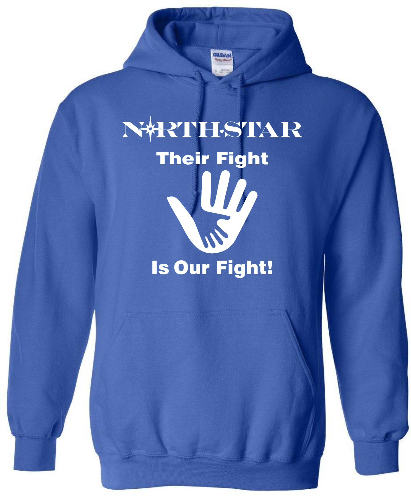 CA AWARENESS Adult Hooded Sweatshirt
