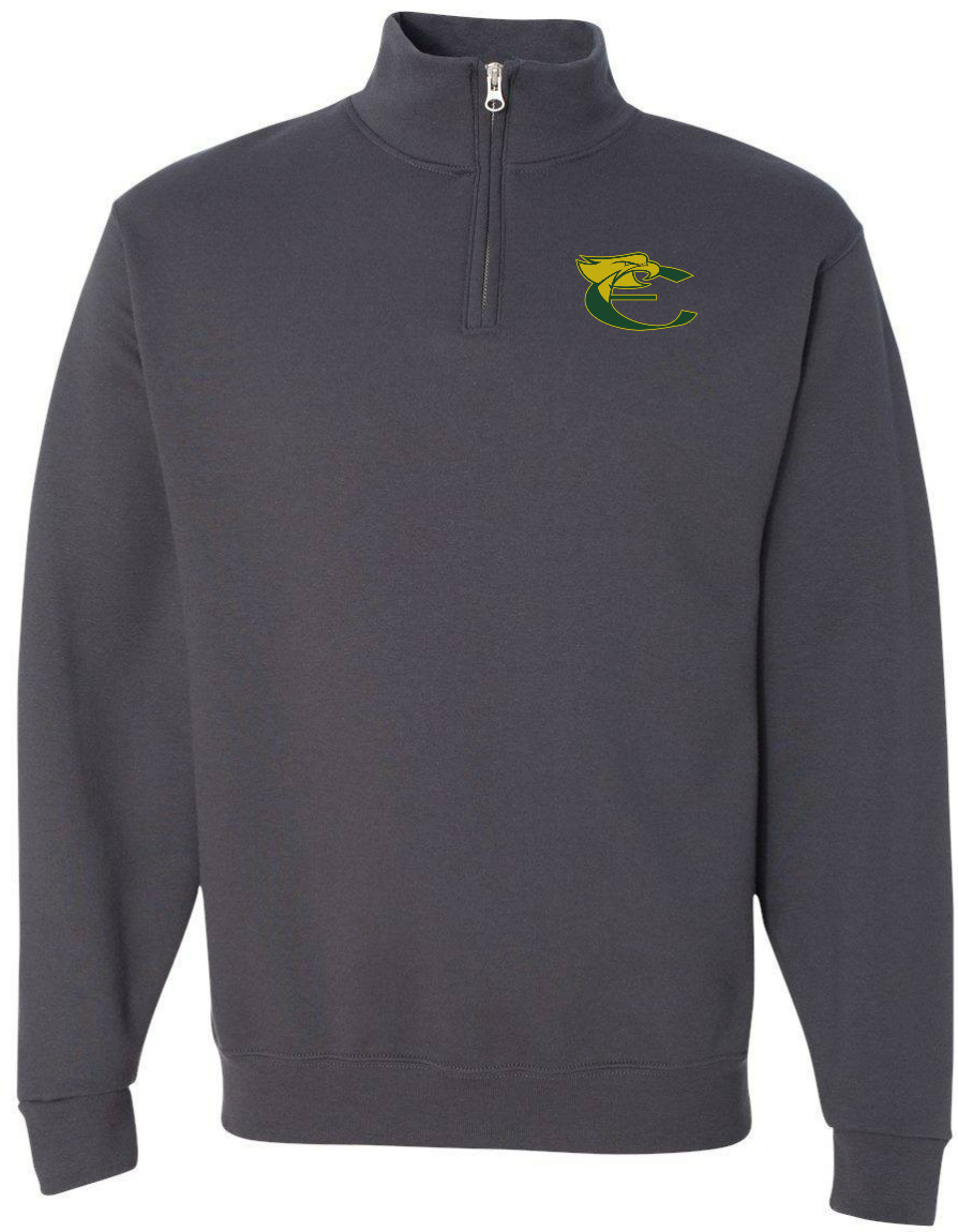 995M Charcoal 1/4 Zip Sweatshirt