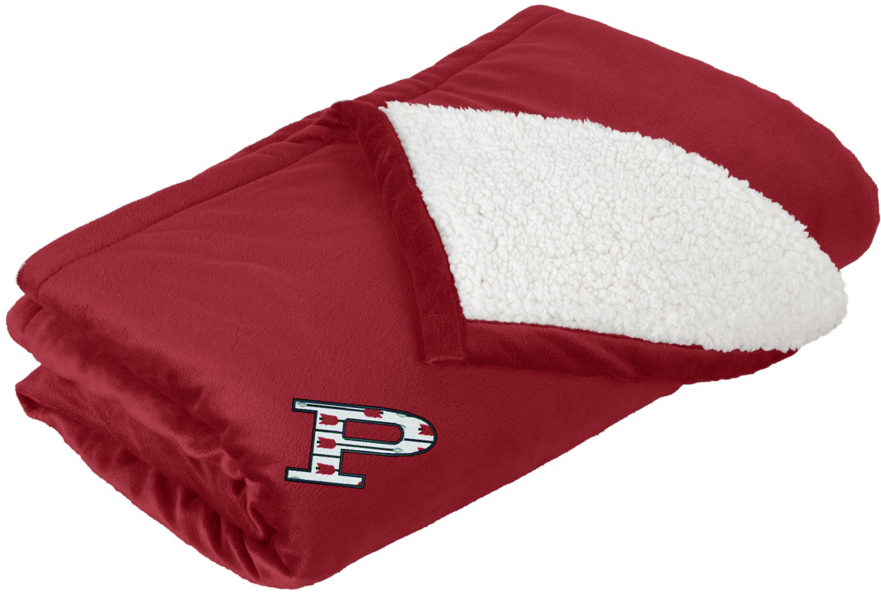 Sherpa Blanket P with Arrows 