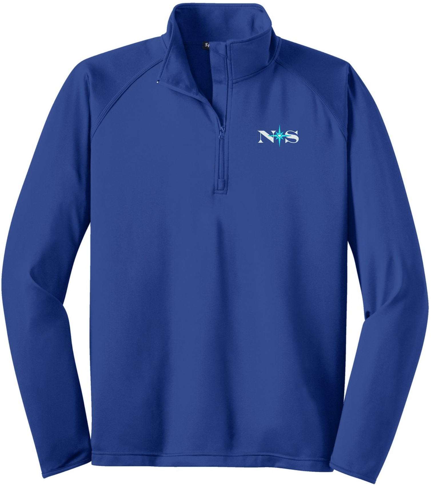 NS EMB TALL UNISEX Stretch 1/2 Zip