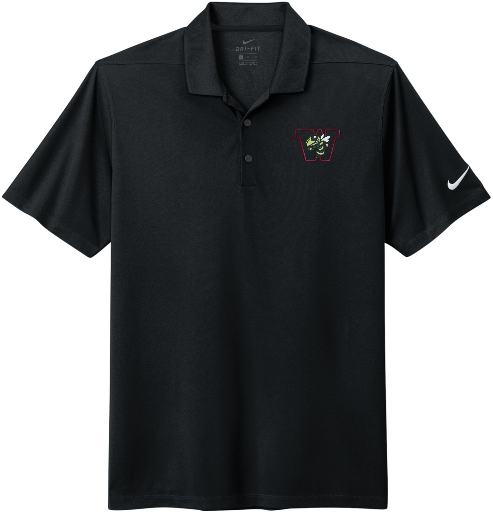WHS NIKE UNISEX polo W with Yellowjacket