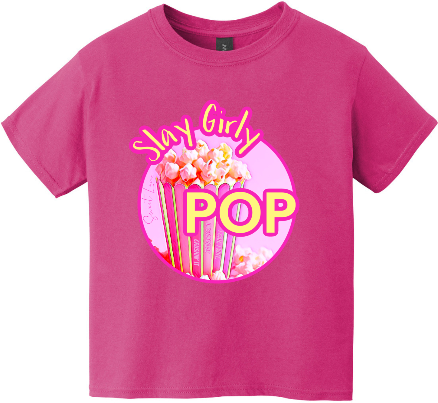 slay girly pop hot pink
