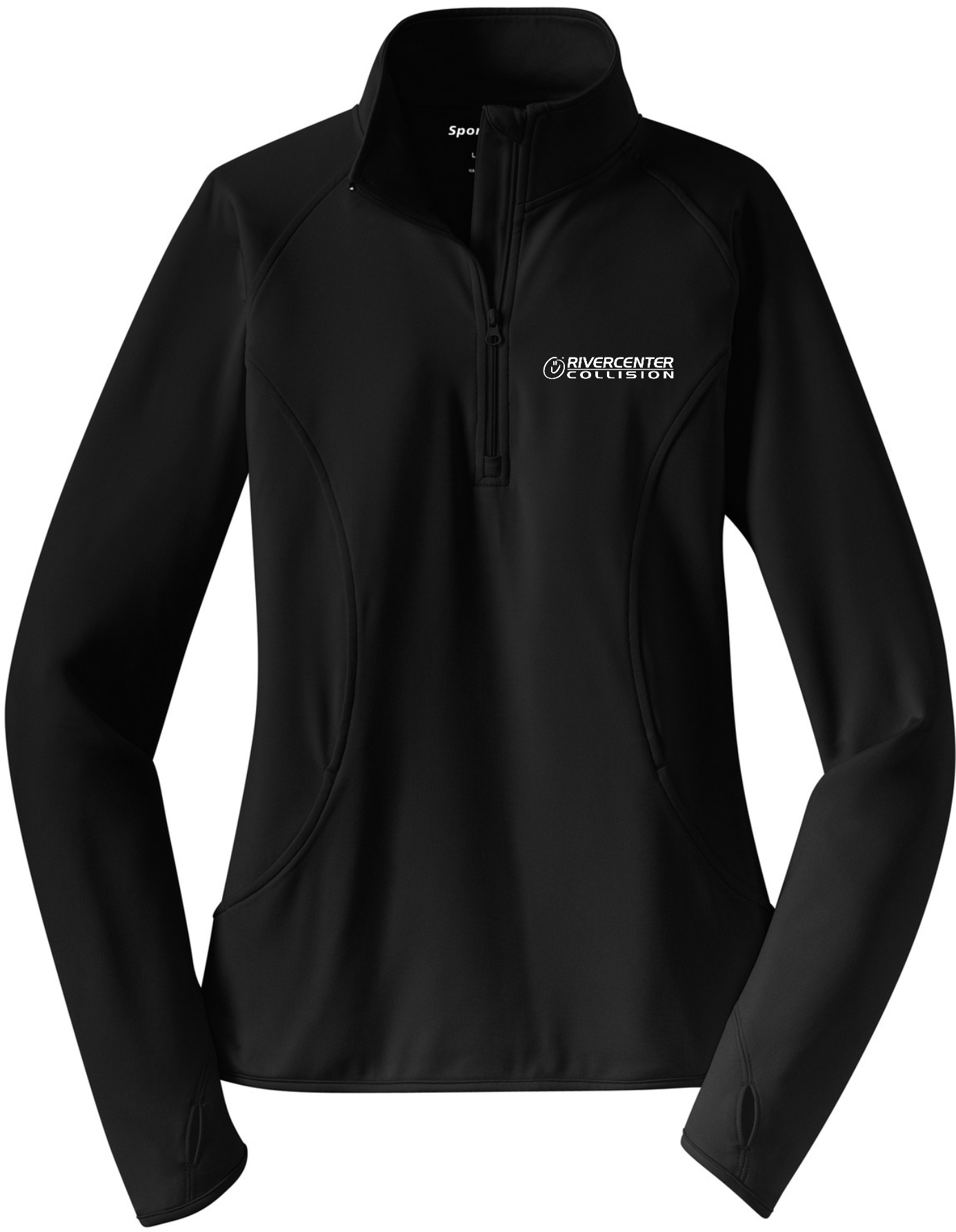 RiverCenter Collision – LST850 Sport-Tek® Ladies Sport-Wick® Stretch 1/2-Zip Pullover