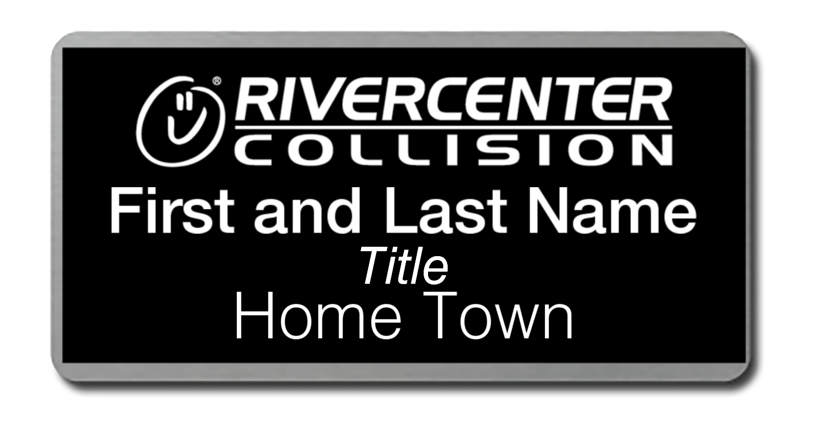RiverCenter Collision – Name Tag