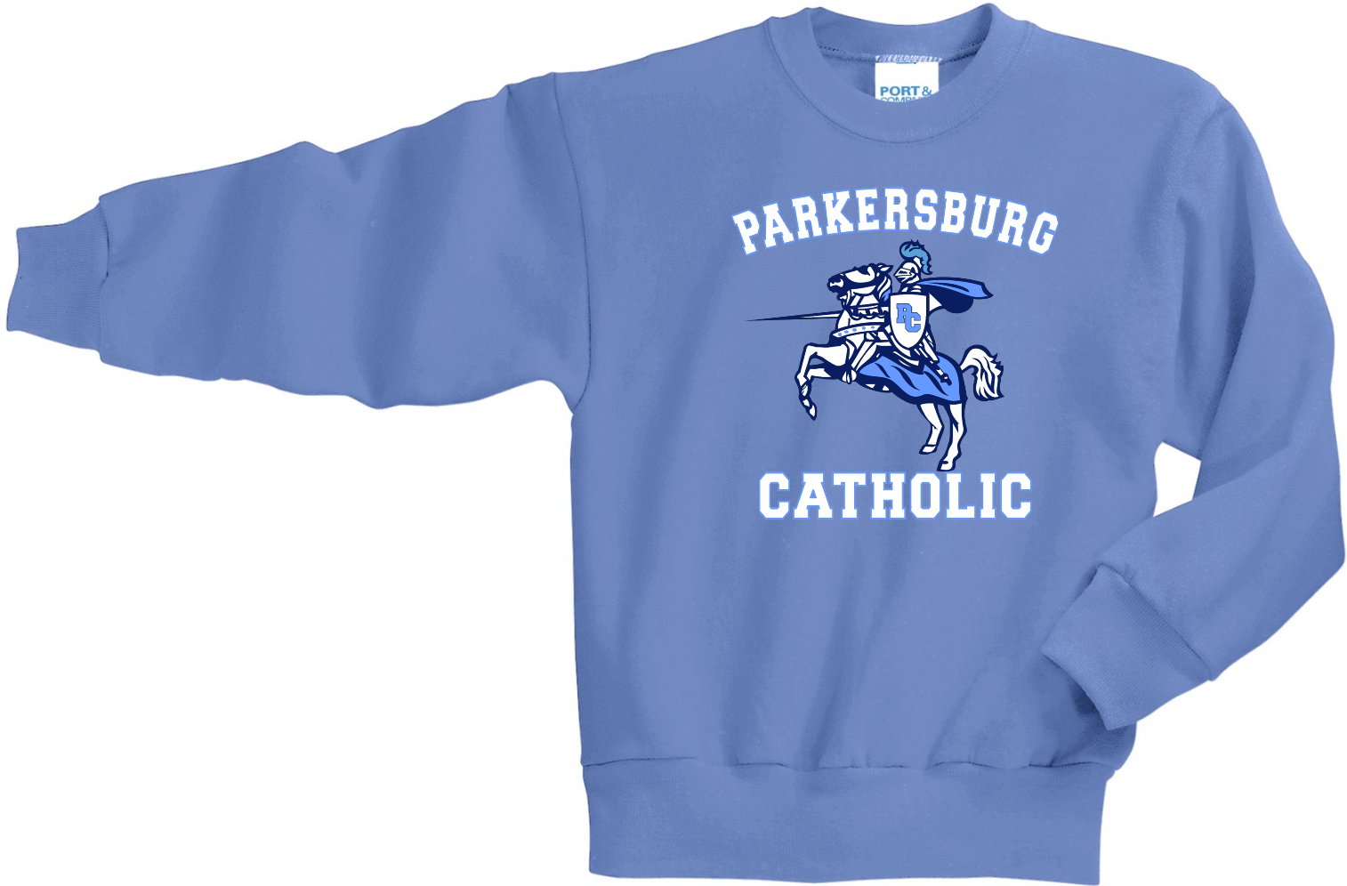 PCES sp TRANSFER on ADULT UNISEX Crewneck Sweatshirt