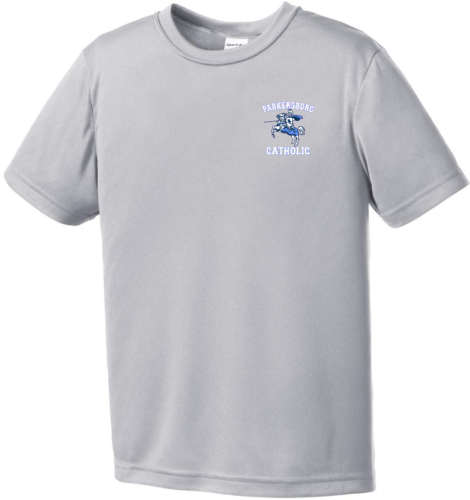PCES sp CREST TRANSFER on YOUTH SS 100% Poly Tee