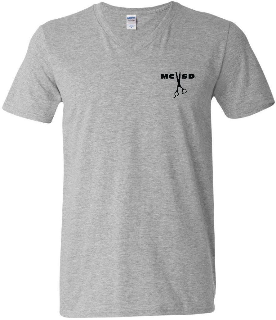 Unisex V-Neck - Ying Yang