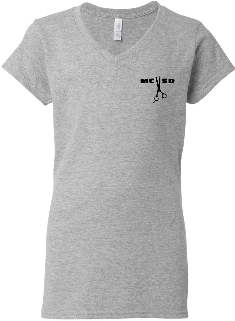 Ladies V-Neck - Ying Yang