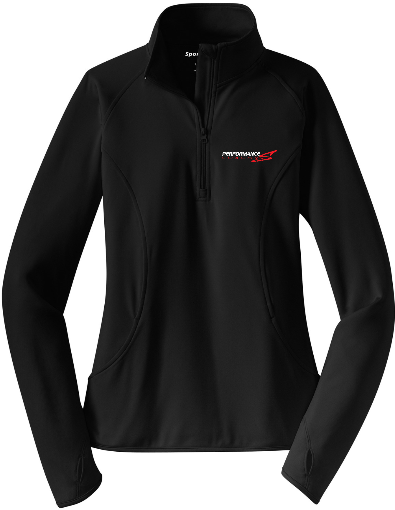 Performance Luxury – LST850 Sport-Tek® Ladies Sport-Wick® Stretch 1/2-Zip Pullover
