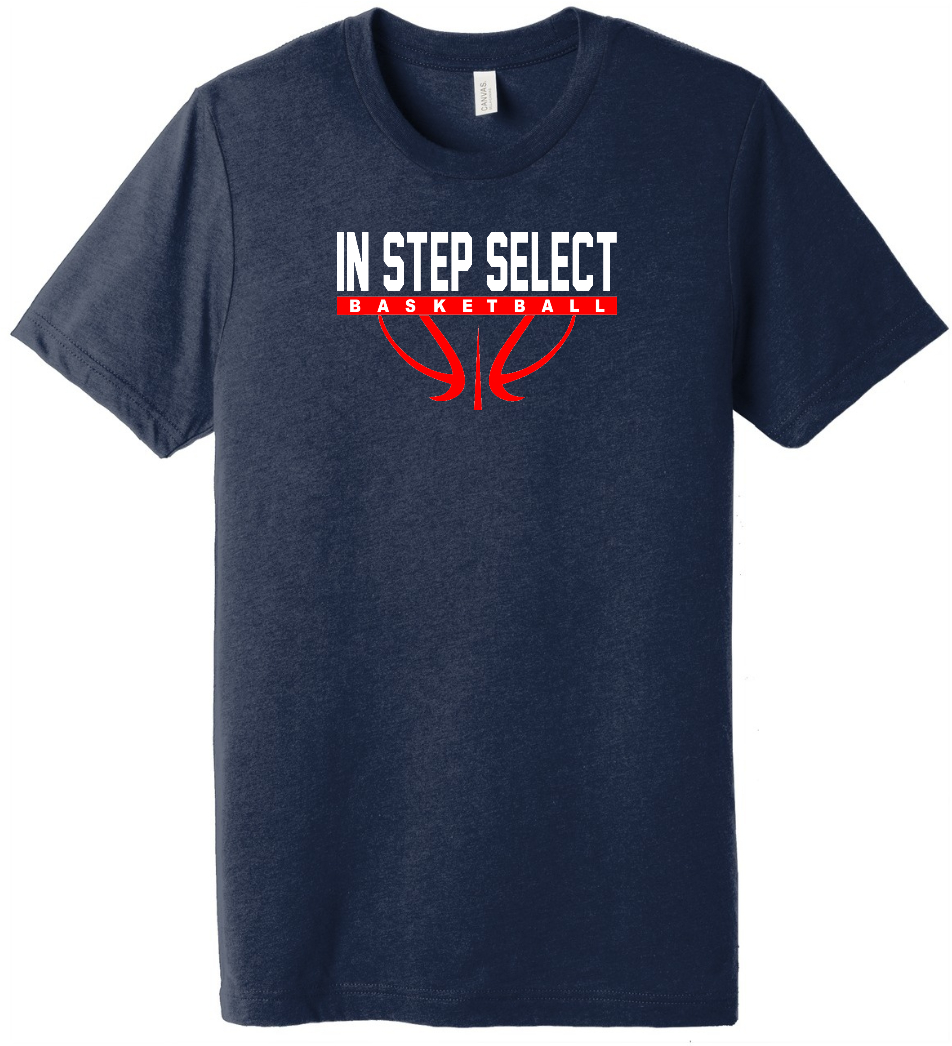 IN STEP Full logo TRIBLEND ADULT Tee
