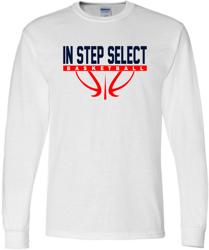 IN STEP Full logo ADULT LS Tee