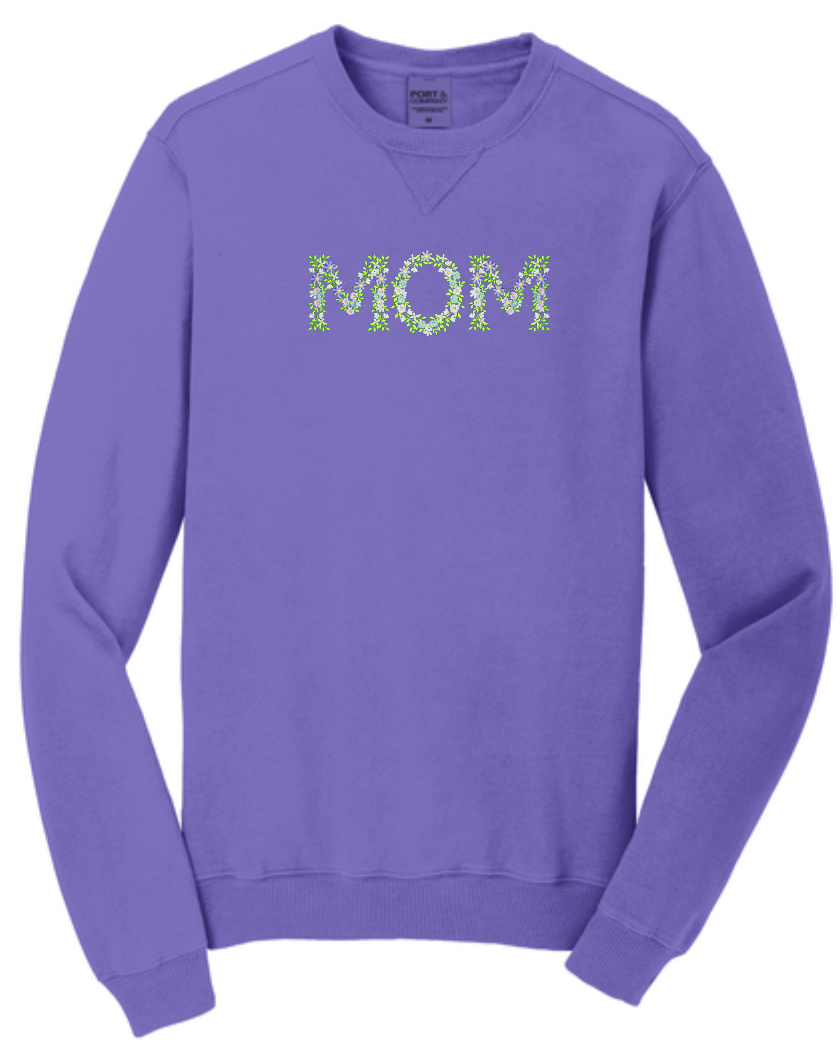 MOM FLORAL Crewneck Sweatshirt