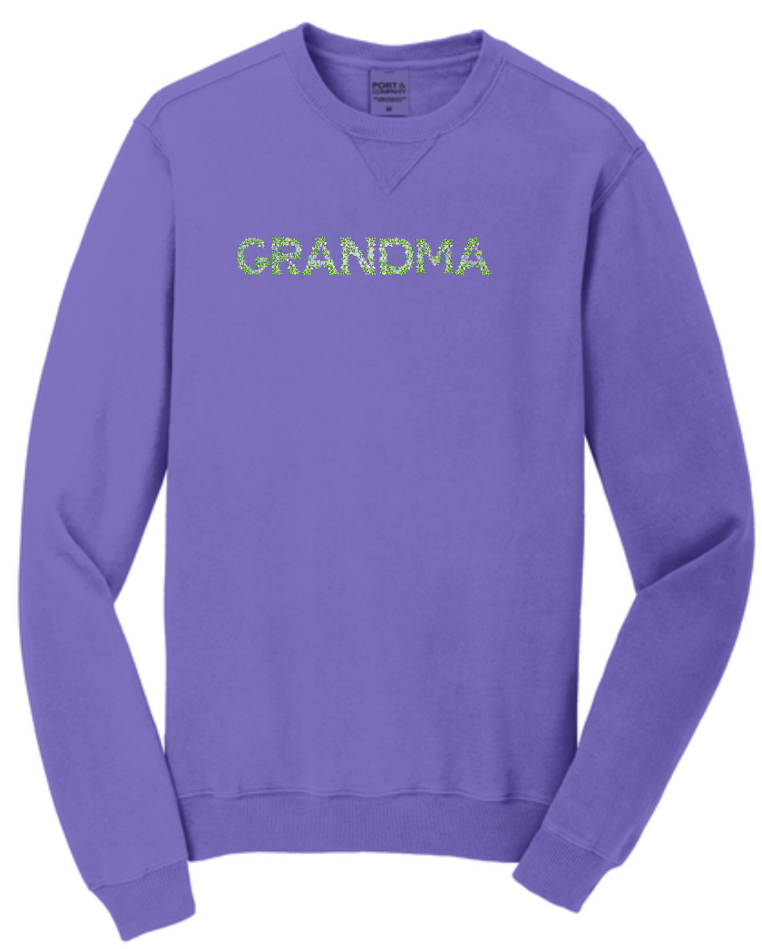 GRANDMA FLORAL Crewneck Sweatshirt