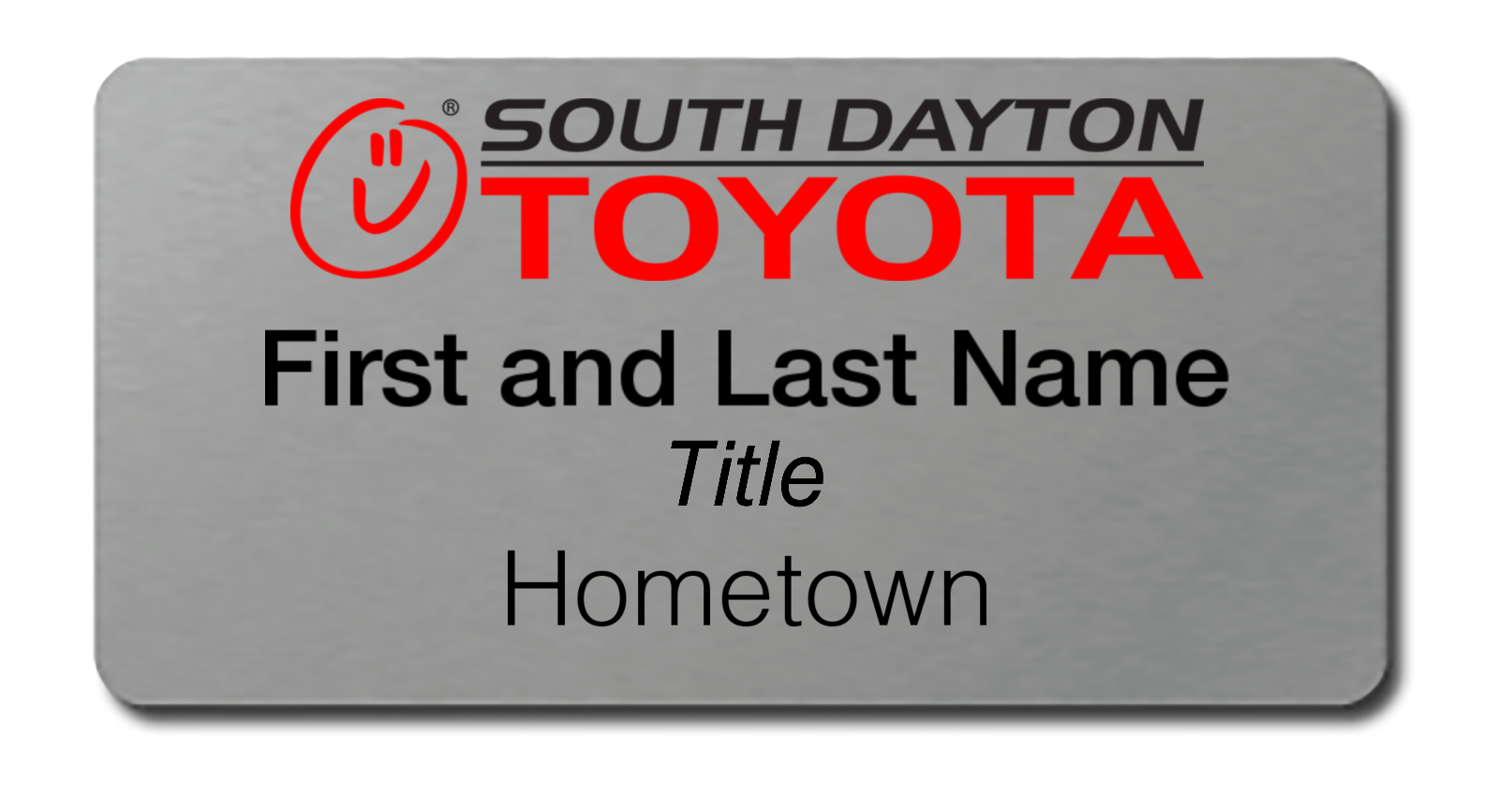 Performance Toyota – Name Tag