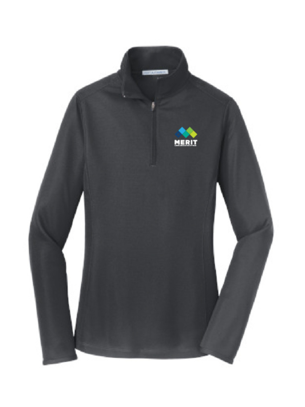 Merit Texas - Port Authority Ladies Pinpoint Mesh 1/2-Zip - L806