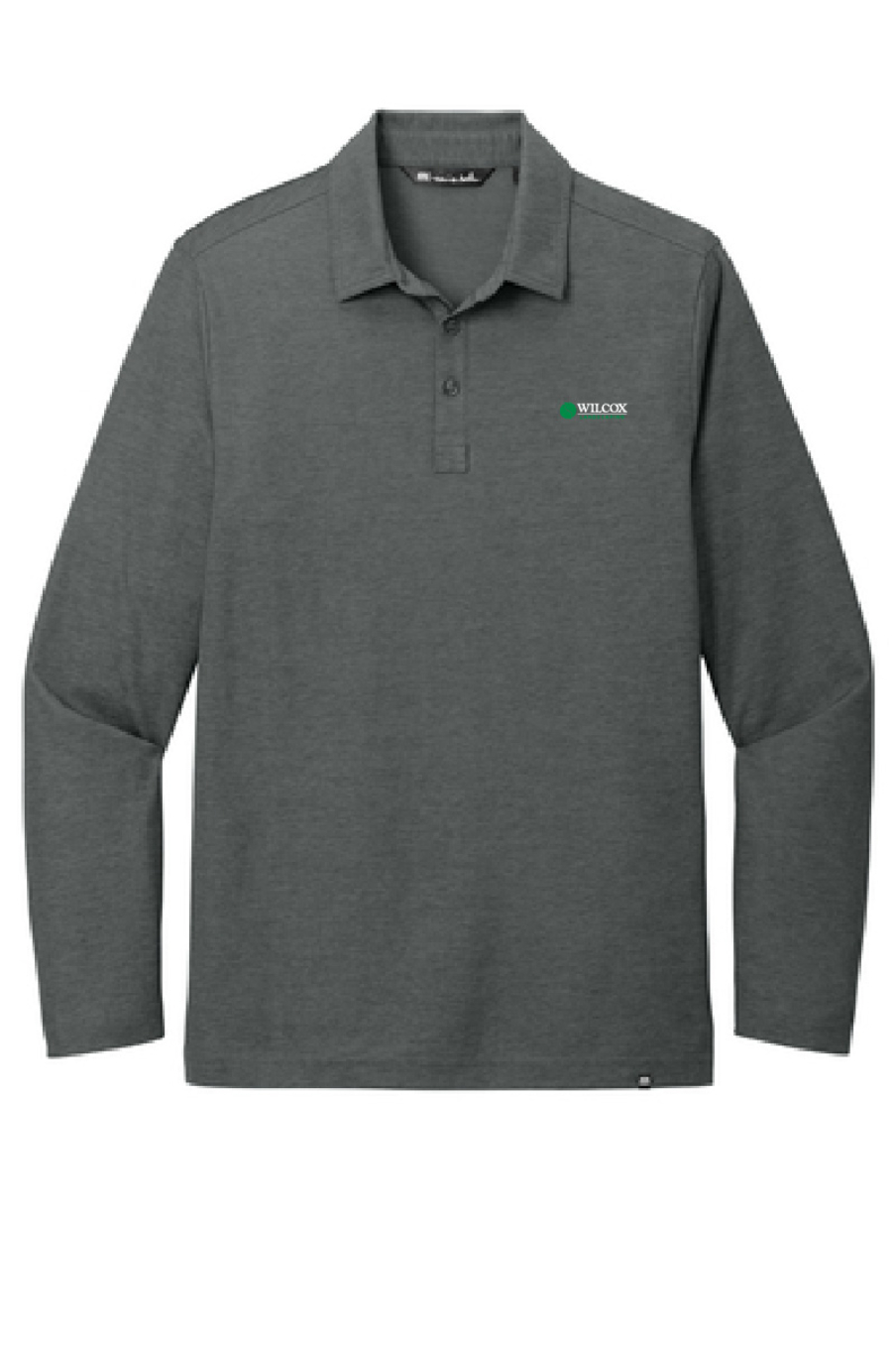 Wilcox - TravisMathew Oceanside Heather Long Sleeve Polo - TM1MZ343