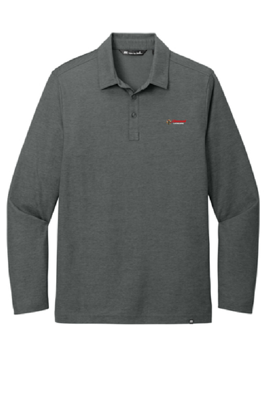 J. Downend - TravisMathew Oceanside Heather Long Sleeve Polo - TM1MZ343