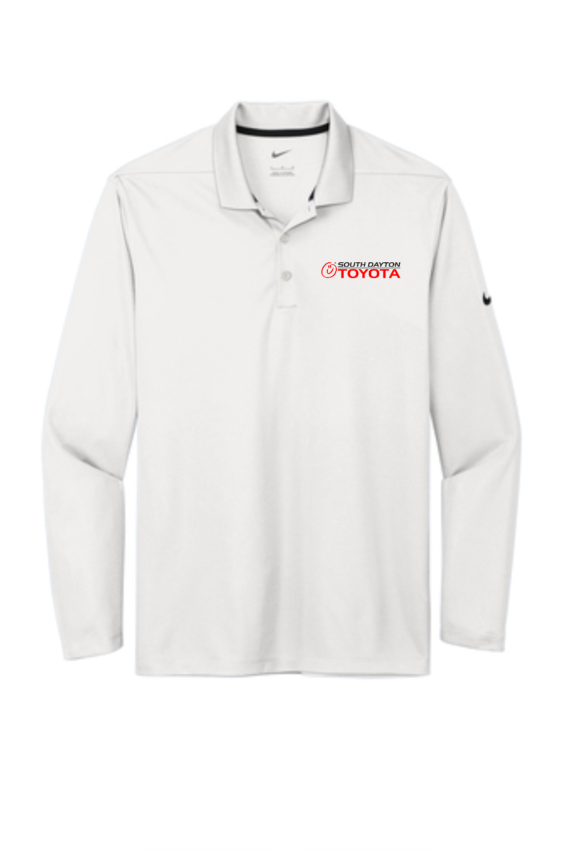 South Dayton Toyota – NKDC2104 Nike Dri-FIT Micro Pique 2.0 Long Sleeve Polo (Black Logo)