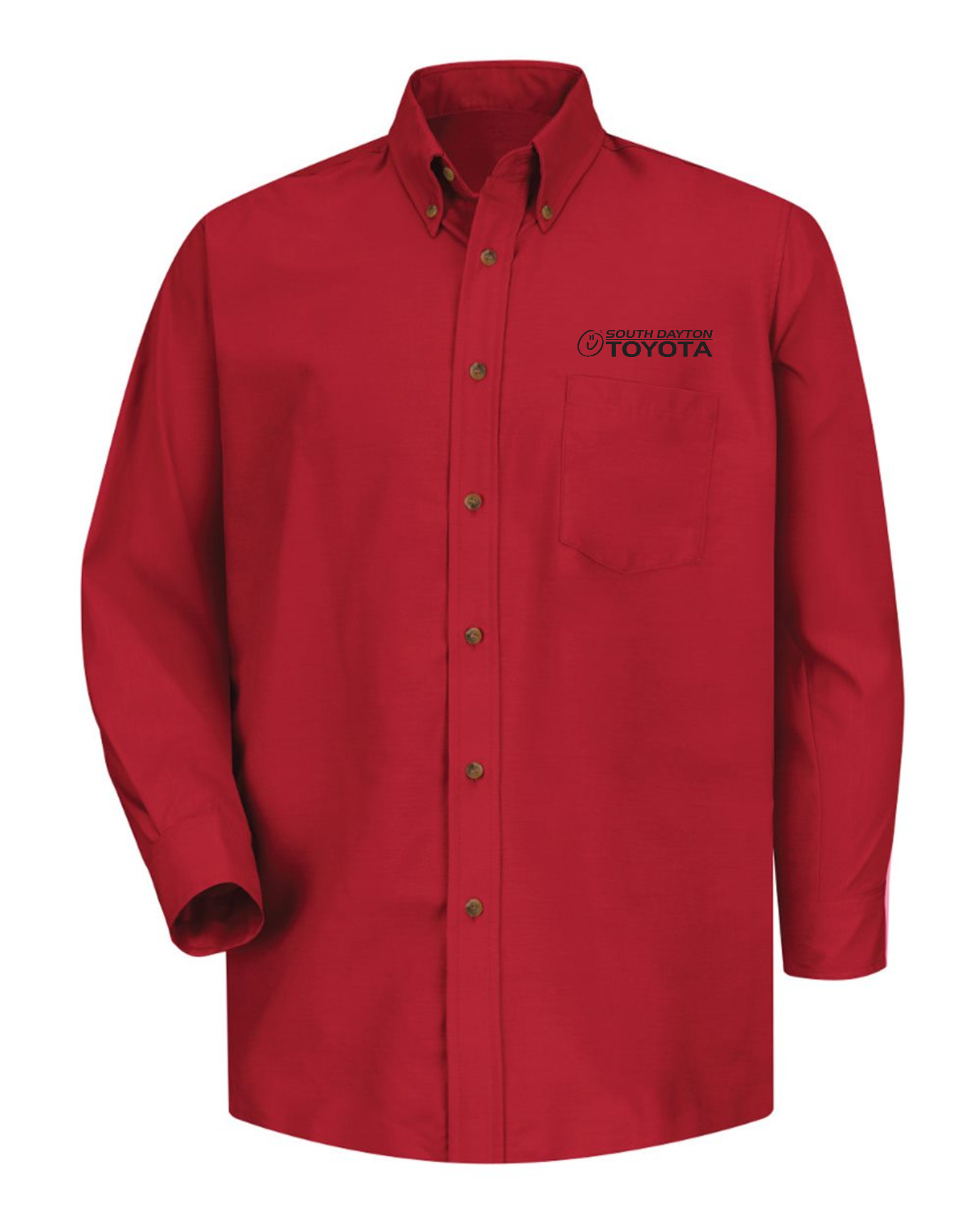 South Dayton Toyota - Red Kap Men's Poplin Dress Shirt - SP90 (All Black Logo)