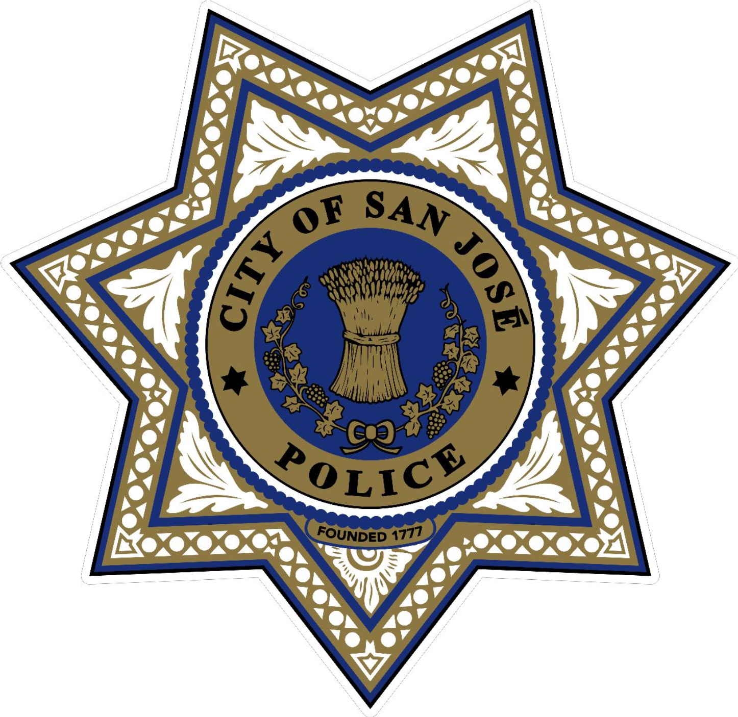 POLICE STAR REFLECTIVE 