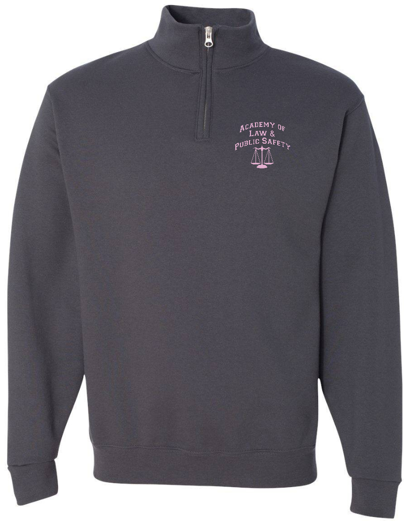 1/4 Zip - Scales Pink Ink
