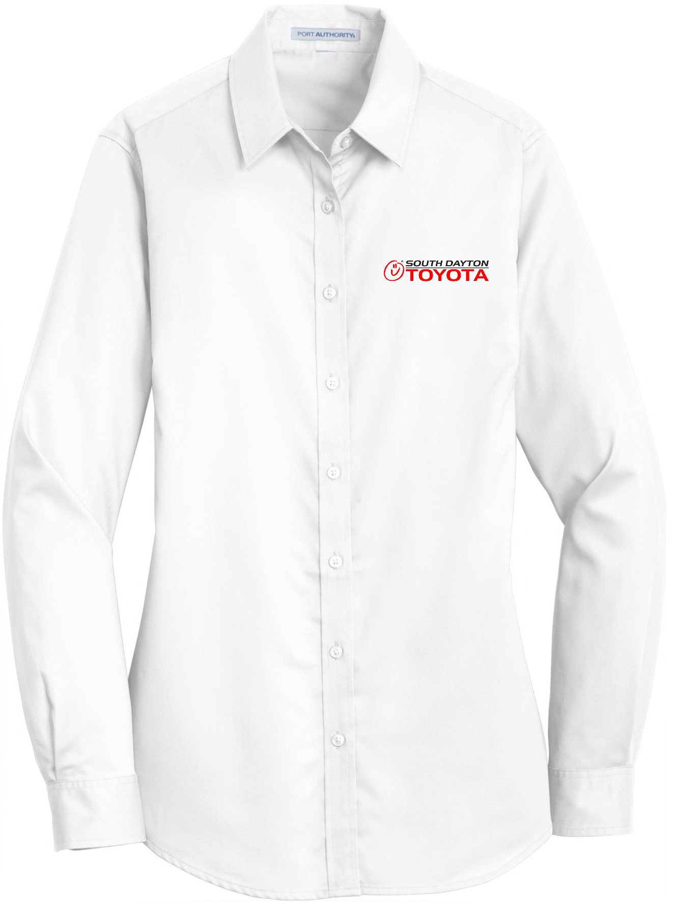 South Dayton Toyota - Port Authority® Women's SuperPro™ Twill Shirt L663 (Black Logo)