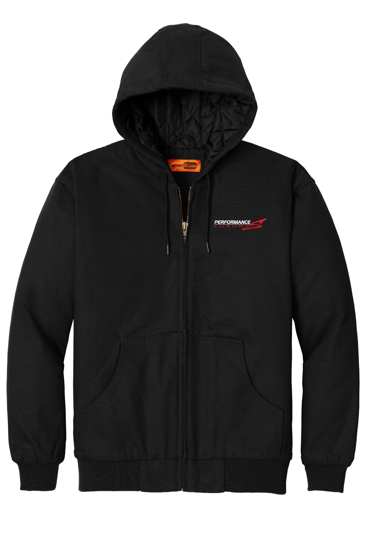 Performance Luxury - CornerStone® Duck Cloth Hooded Work Jacket J763H