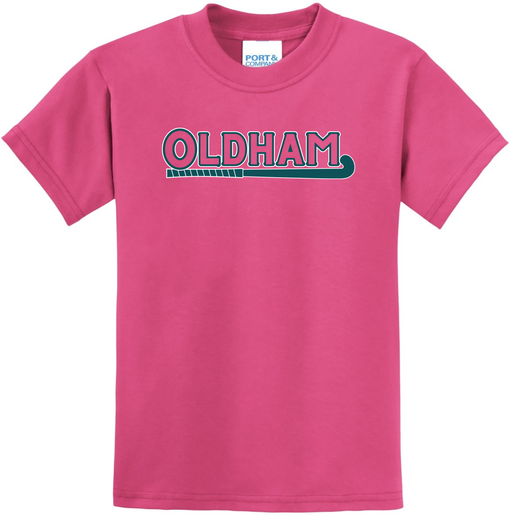 Port & Co™ Youth Core Blend Tee - PC55Y (Youth - Green W Outline)