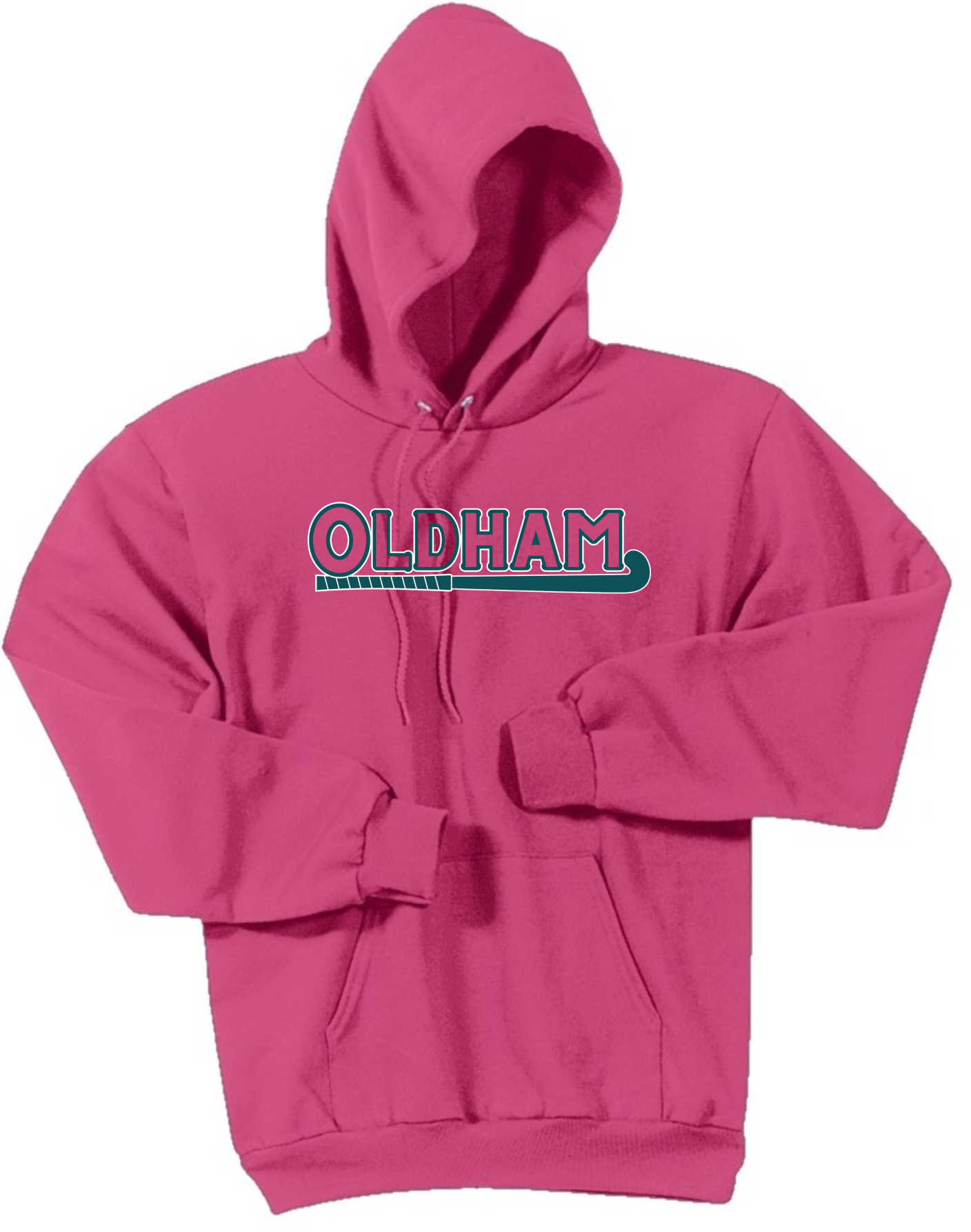 Port & Company® Core Fleece Pullover Hooded Sweatshirt - PC78H (Adult - Green W Outline)