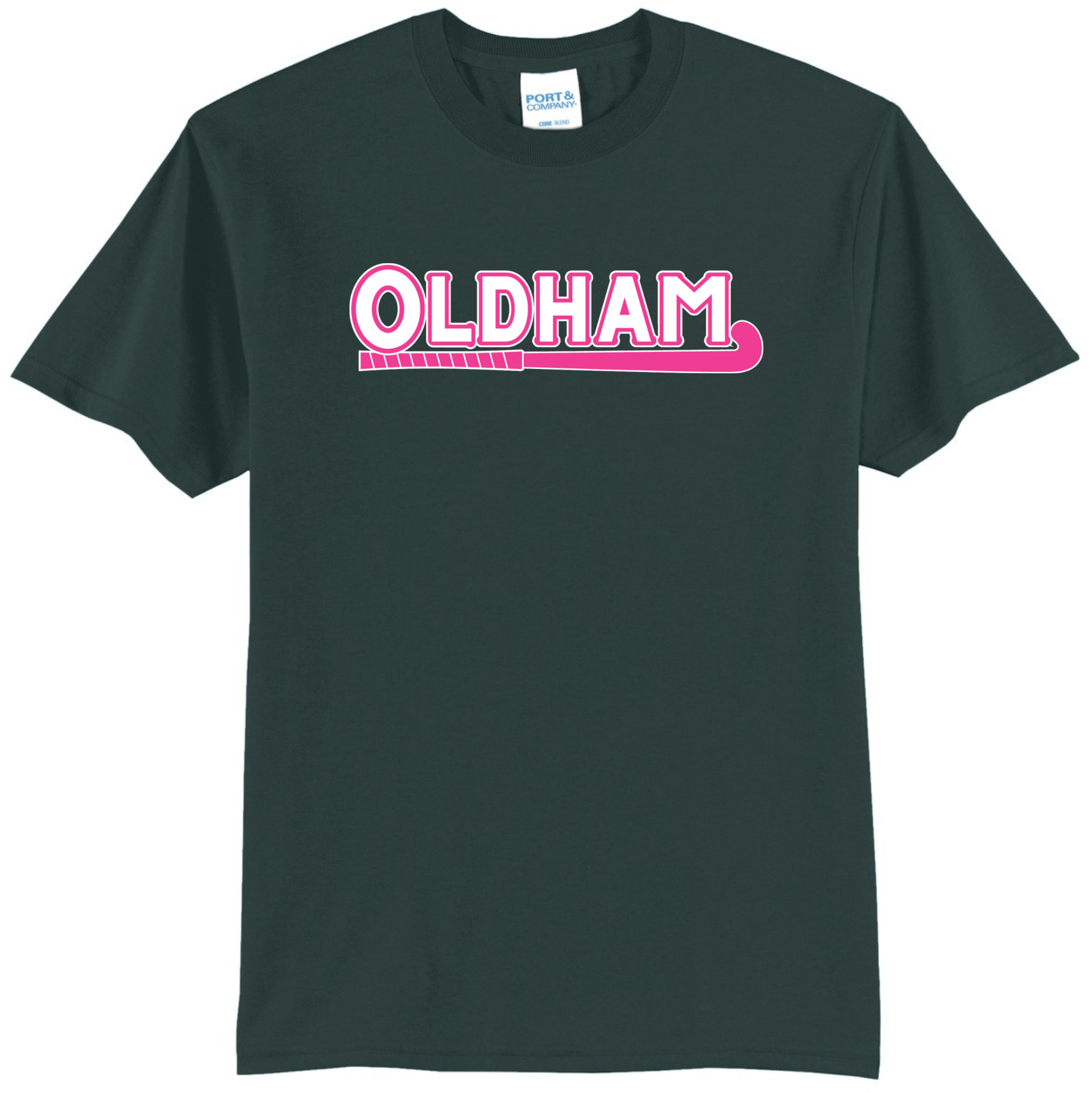 Port & Co™ Core Blend Tee - PC55 (Adult - Pink W Outline)