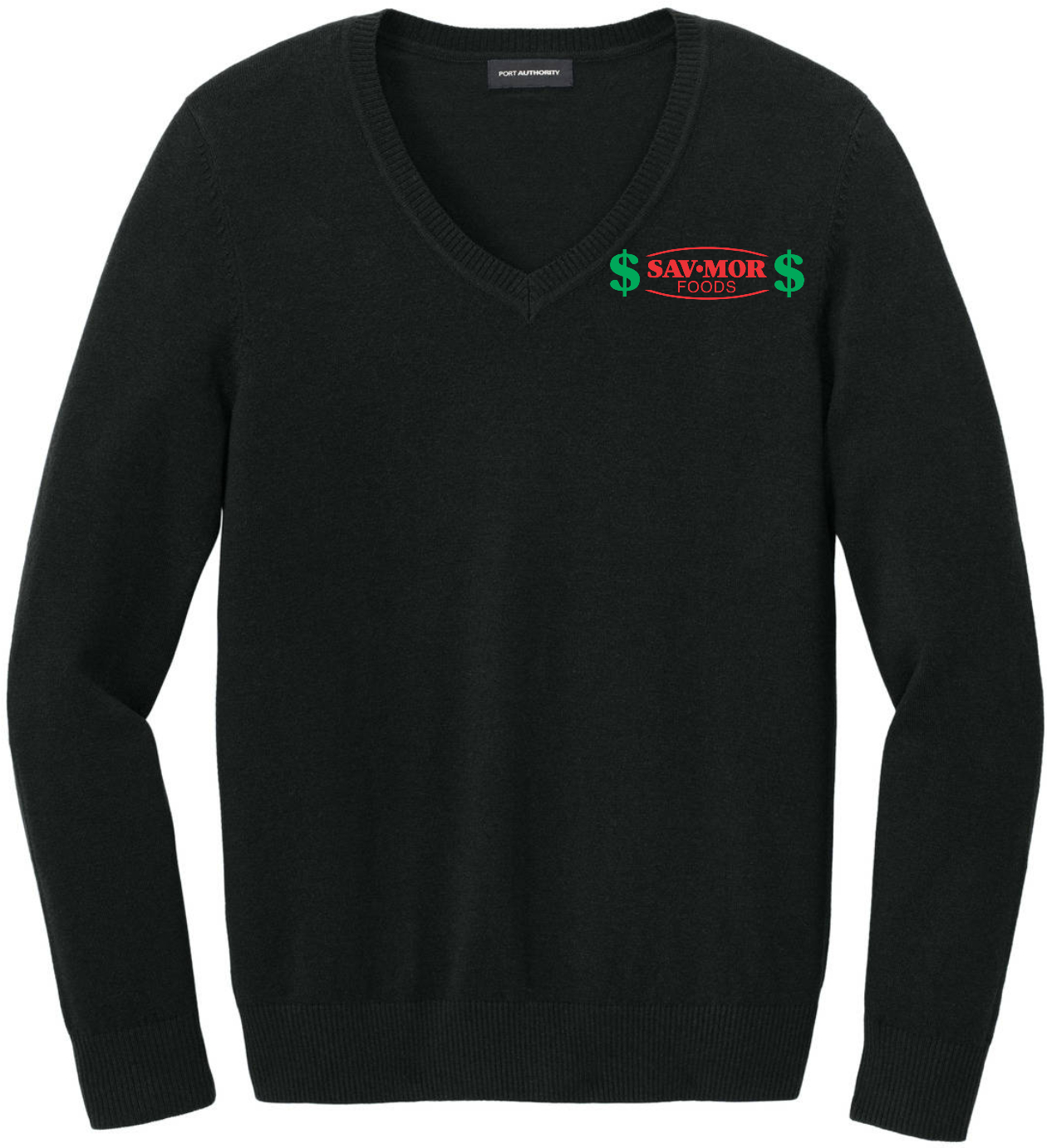 SAVMOR; LADIES V-NECK SWEATER. LSW2850