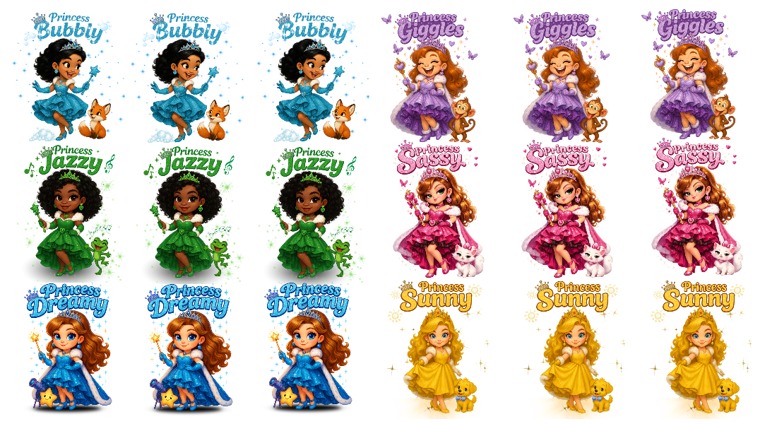 Princess Cup Wraps