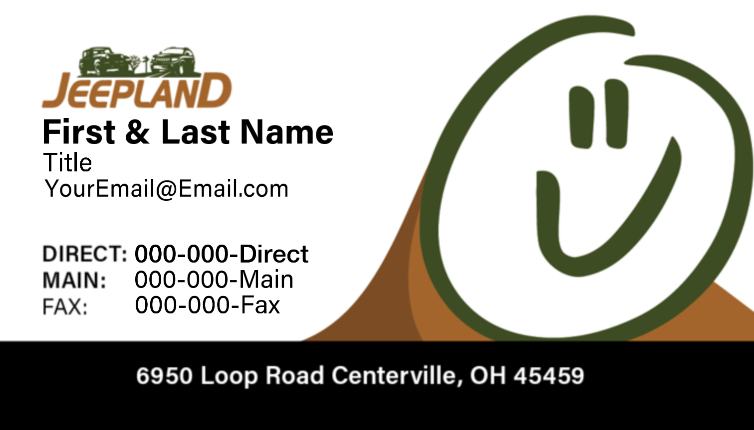 JeepLand - Business Cards