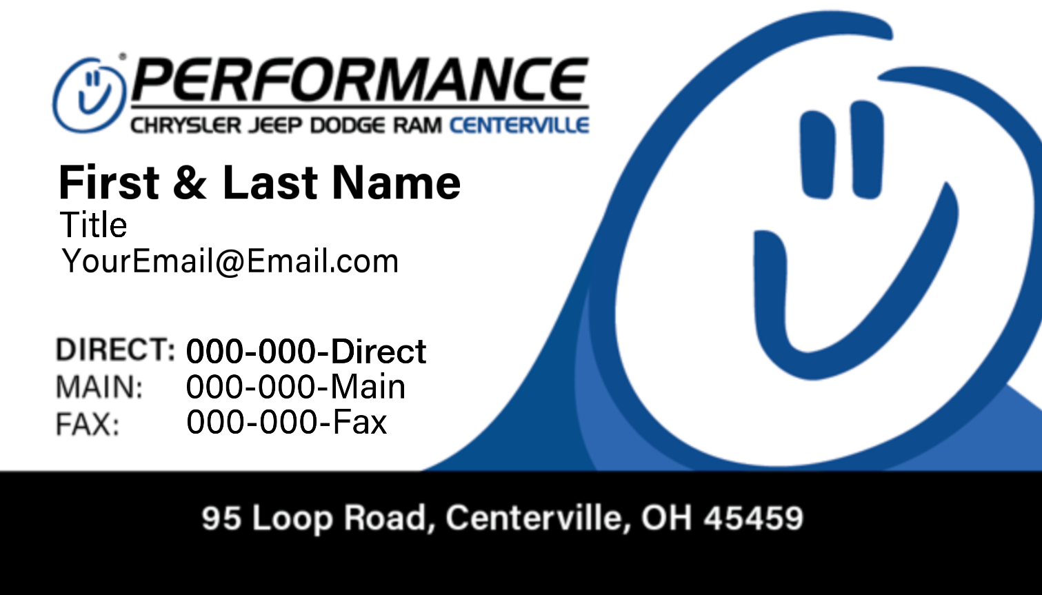 Performance CJDR – Business Cards
