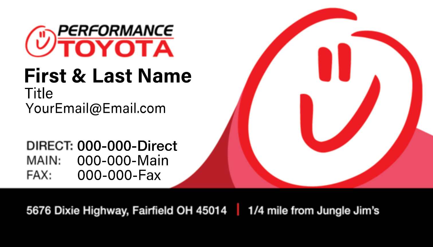 Performance Toyota – Business Cards