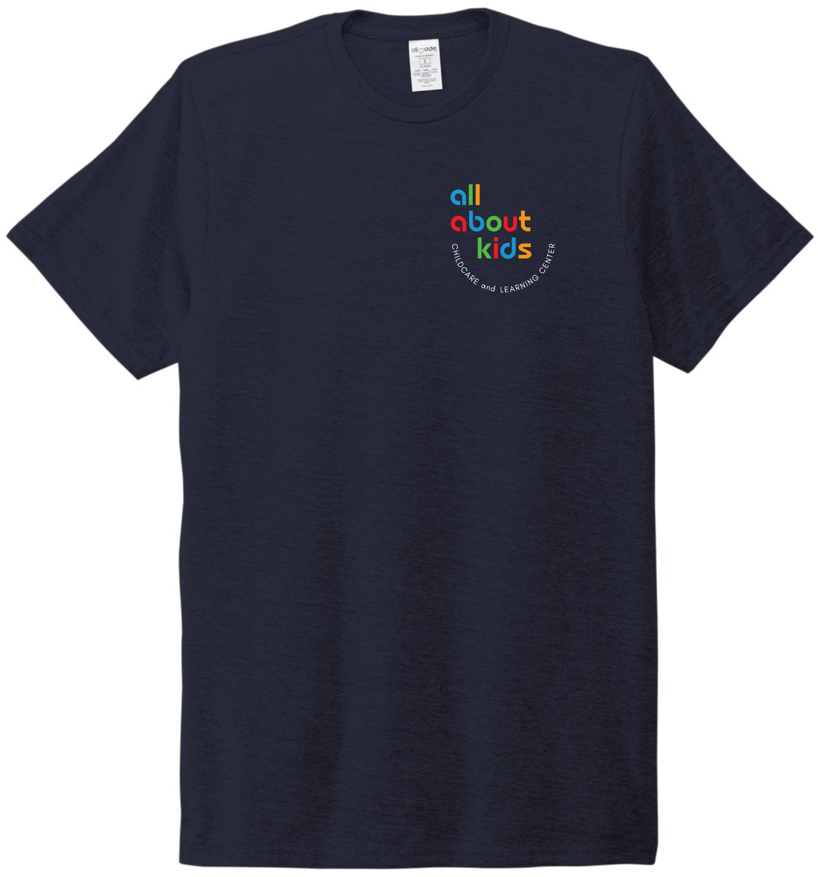 Allmade® Unisex Tri-Blend Tee – AL2004 (White Logo Left Chest)