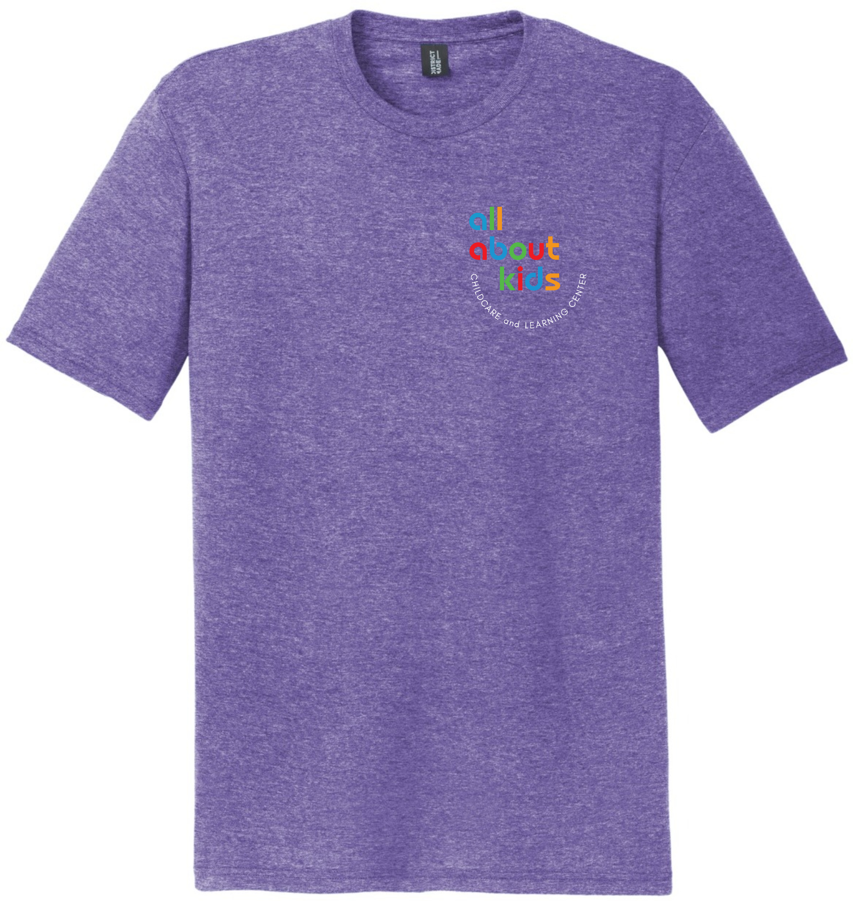 District ® Perfect Tri ® DTG Tee – DM130DTG (White Logo Left Chest)