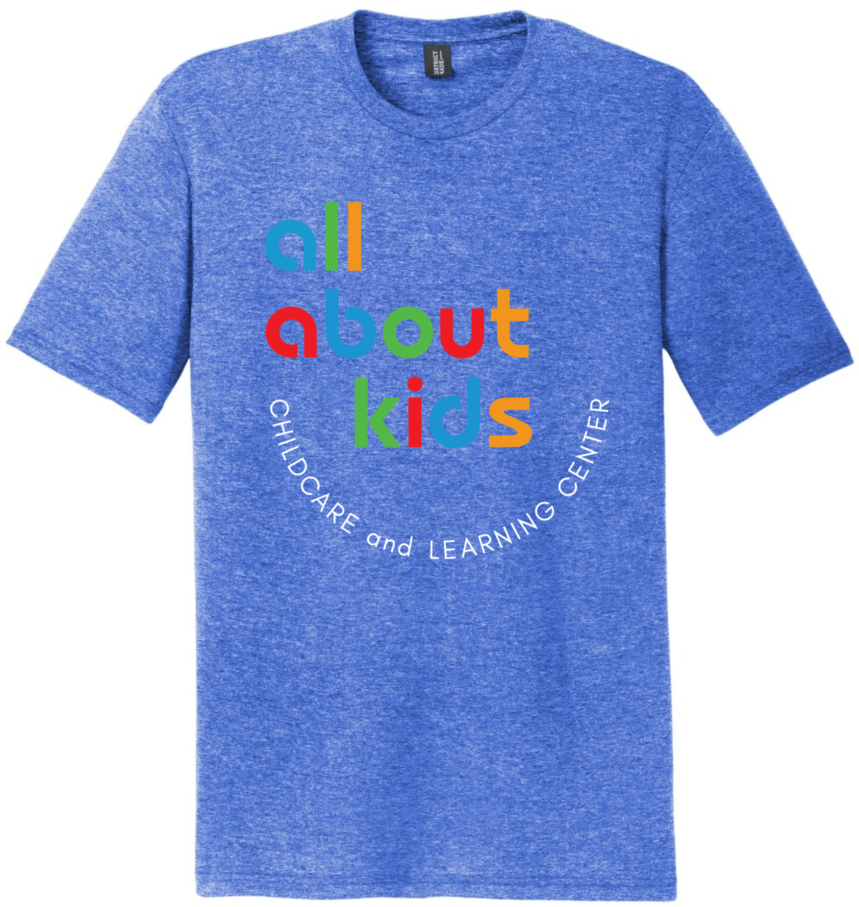 District ® Perfect Tri ® DTG Tee – DM130DTG (White Full Front Logo