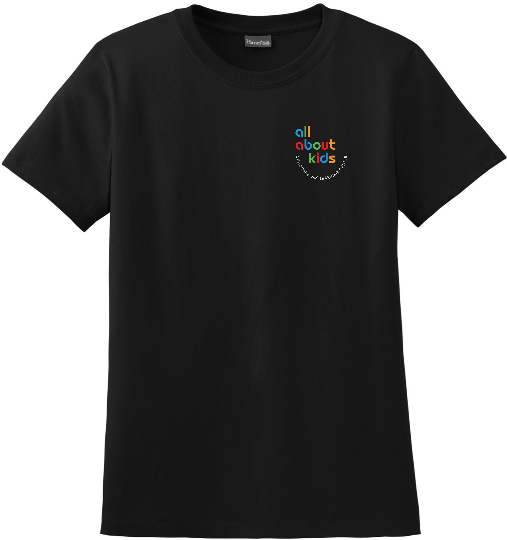 Hanes® – Ladies Perfect-T Cotton T-Shirt - SL04 (White Logo Left Chest)