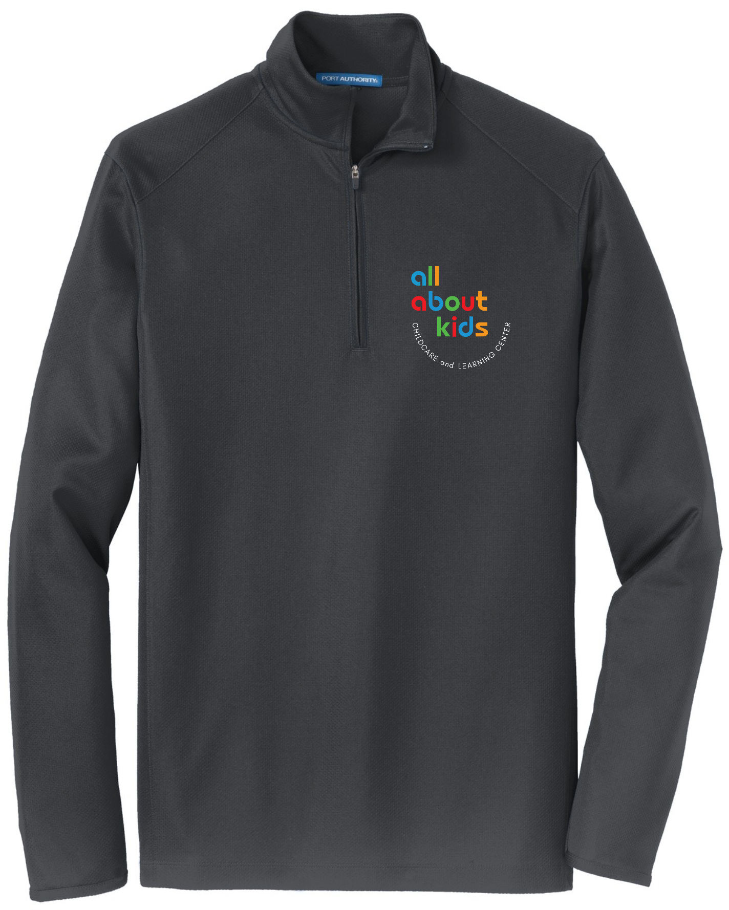 Port Authority® Pinpoint Mesh 1/2-Zip – K806 (White Logo Left Chest)