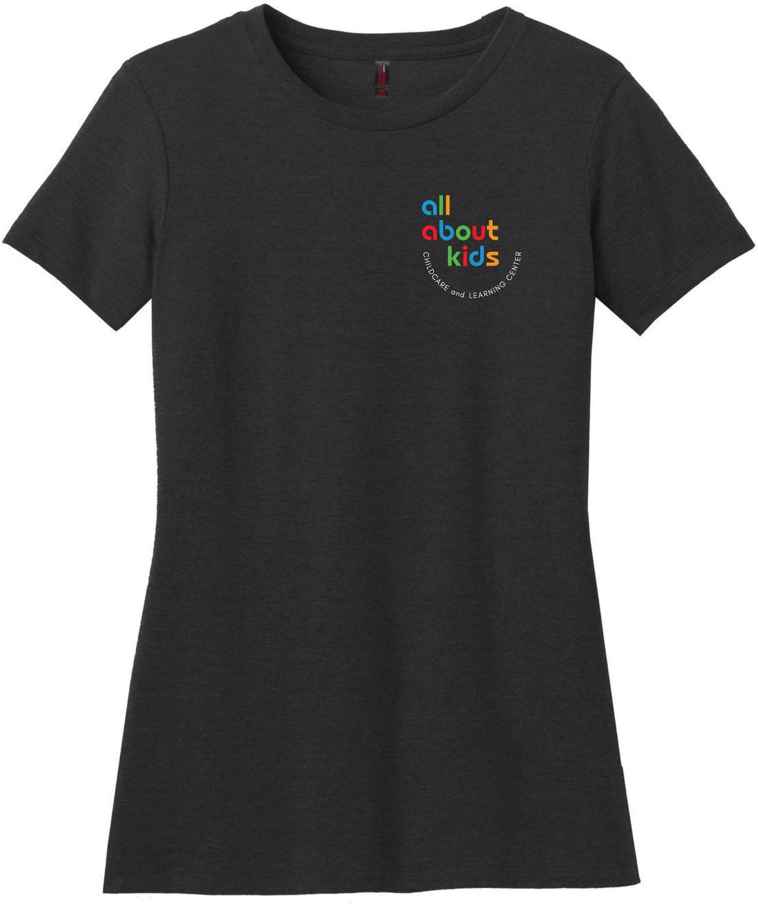 District® Women’s Perfect Blend® CVC Tee - DM108L (White Logo Left Chest)