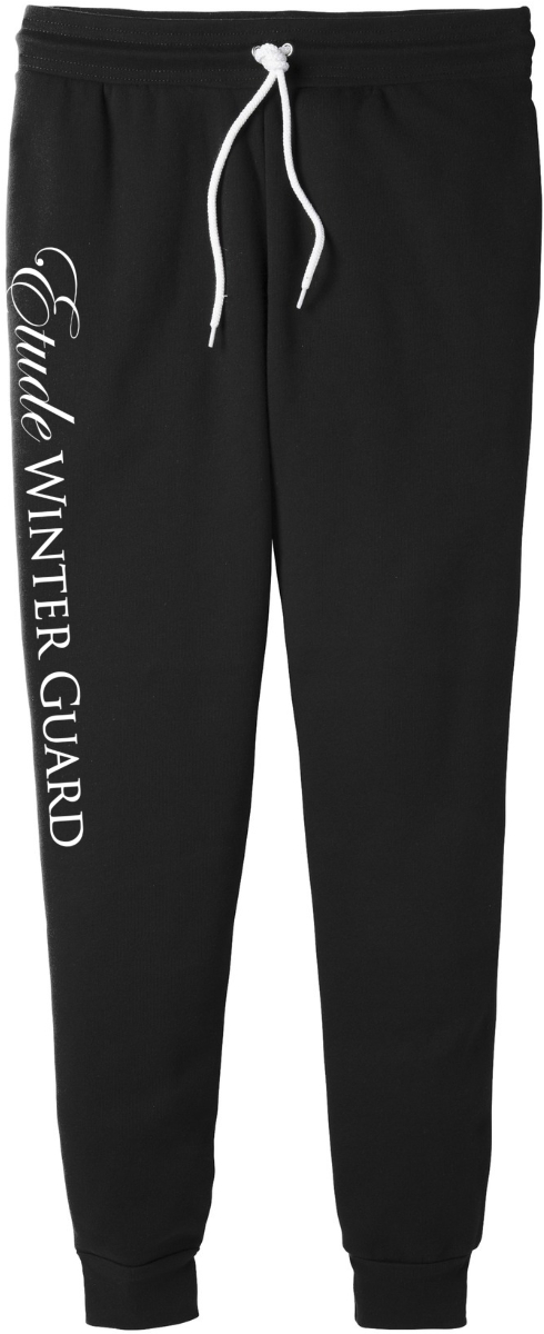 Bella+Canvas Unisex Jogger Sweatpants - Black