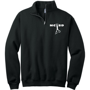 1/4 Zip - Black