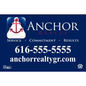 Real Estate Sign - Company Contact Info