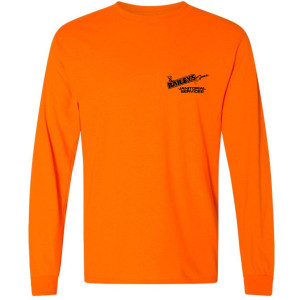 Janitorial Long Sleeve Tee Orange