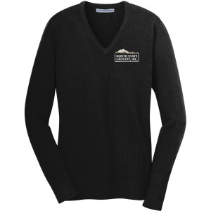 North State Grocery; LADIES V-NECK SWEATER. LSW285