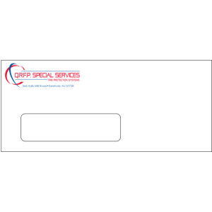 QRFP Special Services #10 Window Envelope