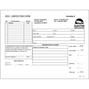 DEIC Inspection Form