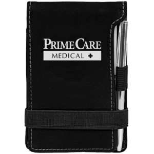 PRIMECARE Leatherette Notepad with Pen